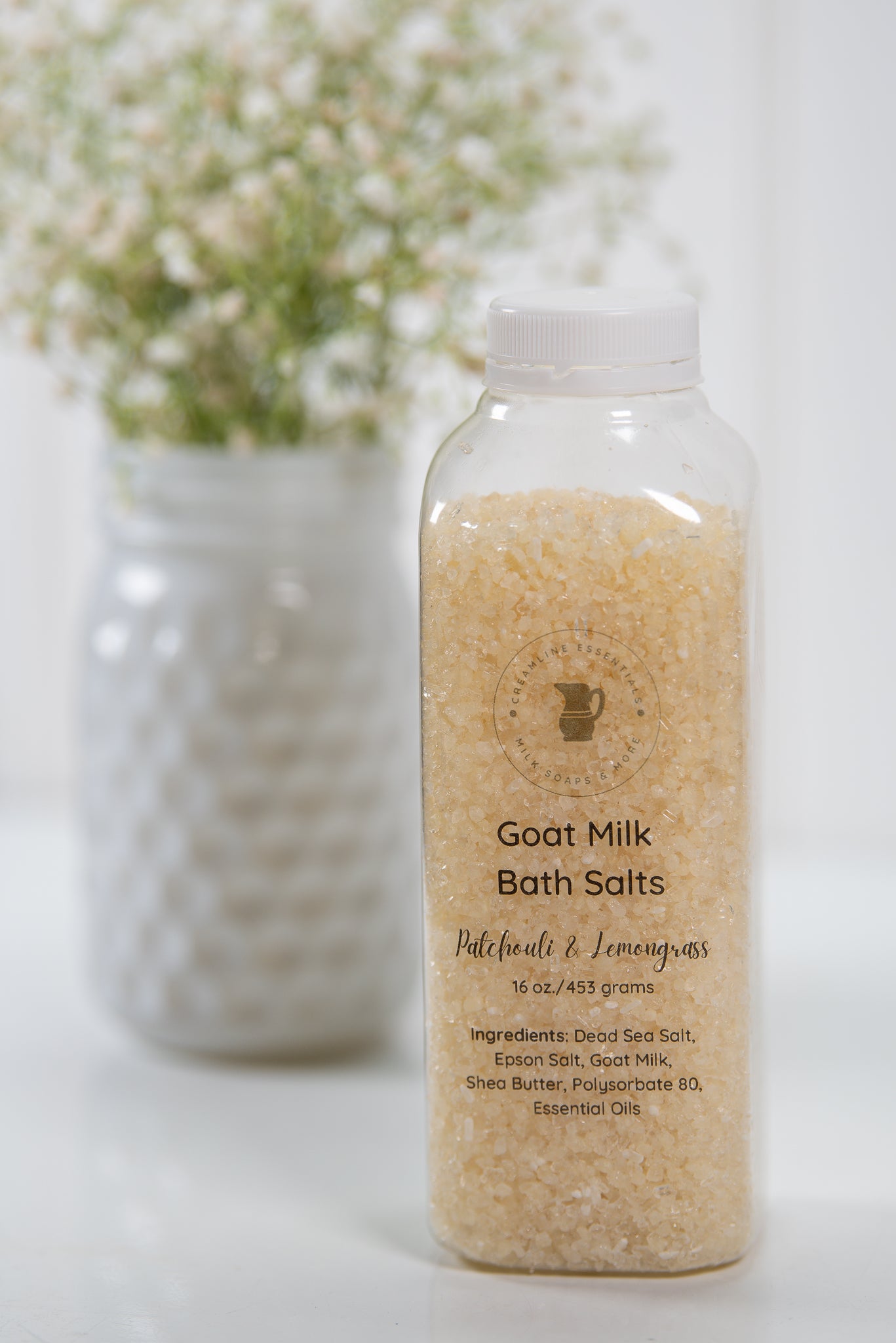 Patchouli & Lemongrass Bath Salts