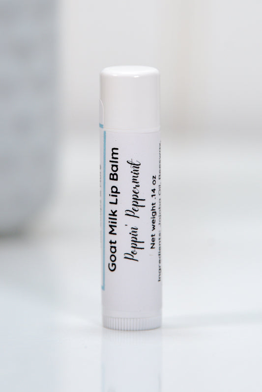 Poppin' Peppermint Goat Milk Lip Balm